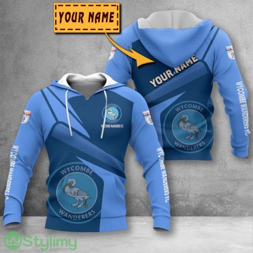Wycombe Wanderers F.C 3D Printing Hoodie Custom Name For Fans Gift Product Photo 1