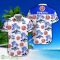 Yamaha Blue Hawaiian Shirt And Shorts Beach Set For Fans Product Photo 2