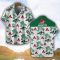 AGCO Allis Green Coconut Pattern Combo 3D Hawaiian Shirt And Shorts Product Photo 2