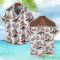 Allis Chalmers Brown Coconut Tree Pattern 3D Hawaiian Shirt And Shorts Product Photo 2