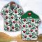 Aprilia Green Coconut Pattern Combo 3D Hawaiian Shirt And Shorts Product Photo 2