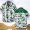 Audi Green Coconut Pattern Combo 3D Hawaiian Shirt And Shorts Product Photo 2