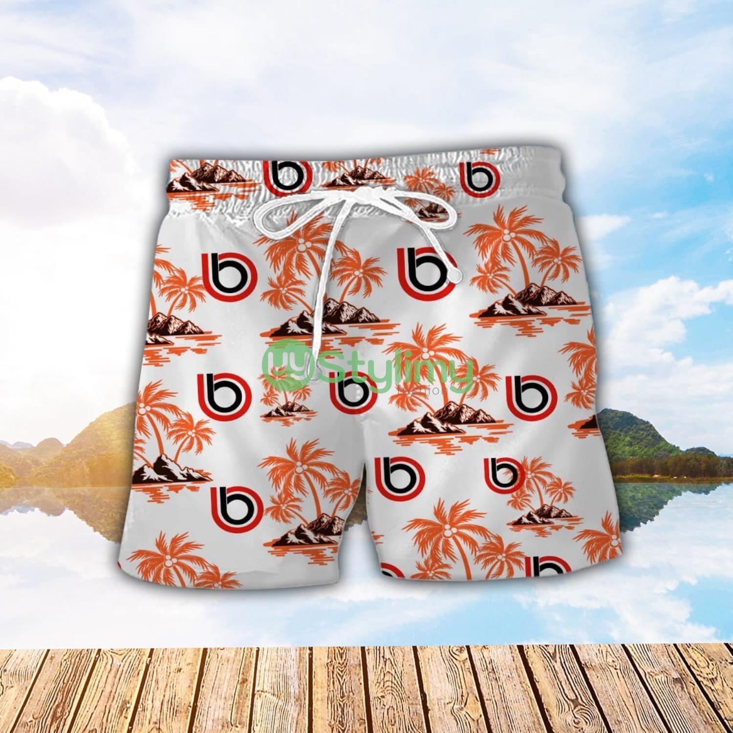 Bimota Motorcycles Orange Coconut Pattern Combo 3D Hawaiian Shirt And Shorts 2 Bimota Motorcycles Orange Coconut Pattern Combo 3D Hawaiian Shirt And Shorts Product Photo 2