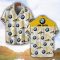 BMW M Car Yellow Coconut Pattern Combo 3D Hawaiian Shirt And Shorts Product Photo 2