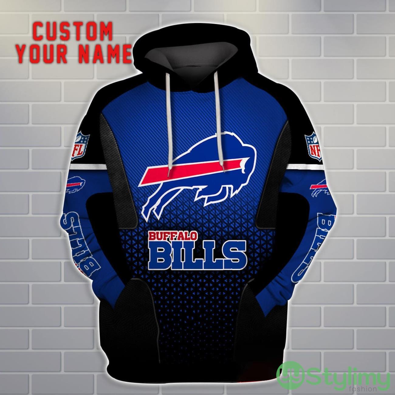 Buffalo Bills Personalized Name And Number 3D Hoodie Unisex 3 Buffalo Bills Personalized Name And Number 3D Hoodie Unisex Product Photo 3