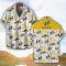 Buick Yellow Coconut Pattern Combo 3D Hawaiian Shirt And Shorts Product Photo 2