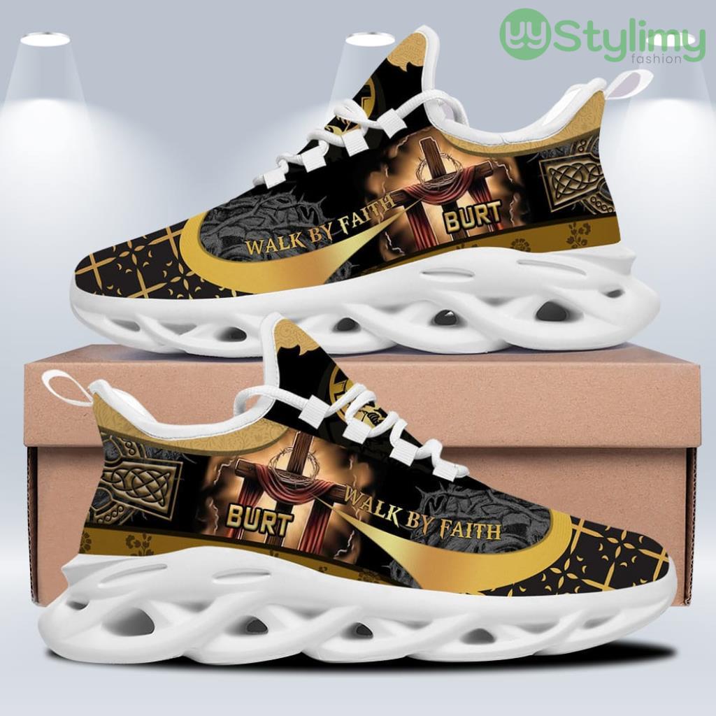 BURT Name Max Soul Shoes Clunky Jesus Pattern 3 BURT Name Max Soul Shoes Clunky Jesus Pattern Product Photo 1