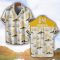 Caterpillar Inc Yellow Coconut Pattern Combo 3D Hawaiian Shirt And Shorts Product Photo 2