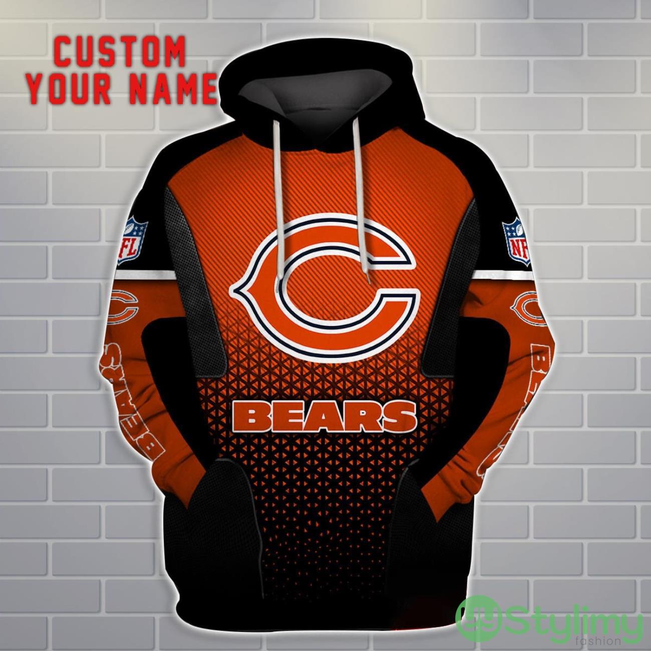 Chicago Bears Personalized Name And Number 3D Hoodie Unisex 3 Chicago Bears Personalized Name And Number 3D Hoodie Unisex Product Photo 3