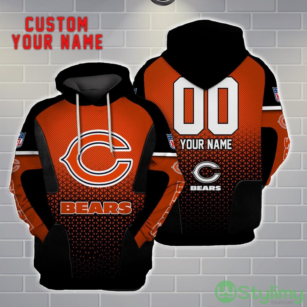 Chicago Bears Personalized Name And Number 3D Hoodie Unisex 8 Chicago Bears Personalized Name And Number 3D Hoodie Unisex Product Photo 1