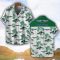 Chrysler Green Coconut Pattern Combo 3D Hawaiian Shirt And Shorts Product Photo 2