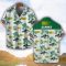 Claas Green Coconut Pattern Combo 3D Hawaiian Shirt And Shorts Product Photo 2