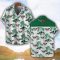 Corvette C5 Green Coconut Pattern Combo 3D Hawaiian Shirt And Shorts Product Photo 2