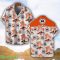 Farmall Orange Coconut Pattern Combo 3D Hawaiian Shirt And Shorts Product Photo 2