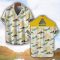 Fendt Yellow Coconut Pattern Combo 3D Hawaiian Shirt And Shorts Product Photo 2