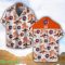 Fiat Orange Coconut Pattern Combo 3D Hawaiian Shirt And Shorts Product Photo 2