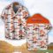 GMC Car Orange Coconut Pattern Combo 3D Hawaiian Shirt And Shorts Product Photo 2