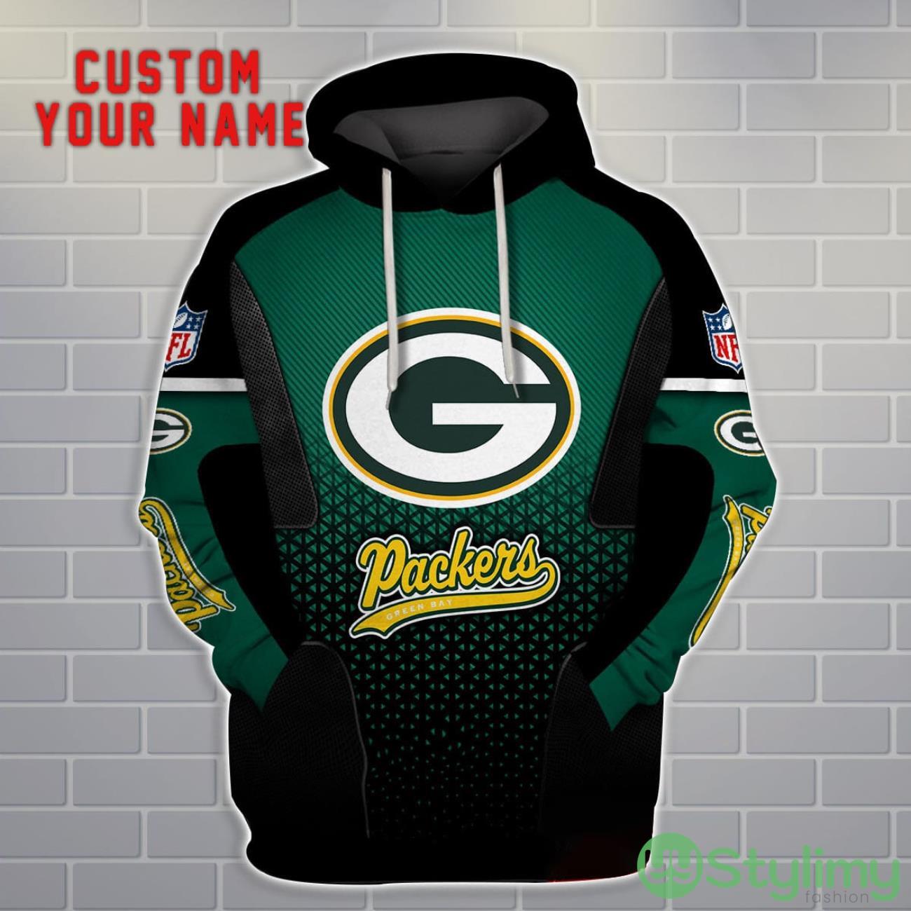 Green Bay Packers Personalized Name And Number 3D Hoodie Unisex 3 Green Bay Packers Personalized Name And Number 3D Hoodie Unisex Product Photo 3