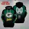 Green Bay Packers Personalized Name And Number 3D Hoodie Unisex 9 Green Bay Packers Personalized Name And Number 3D Hoodie Unisex Product Photo 2