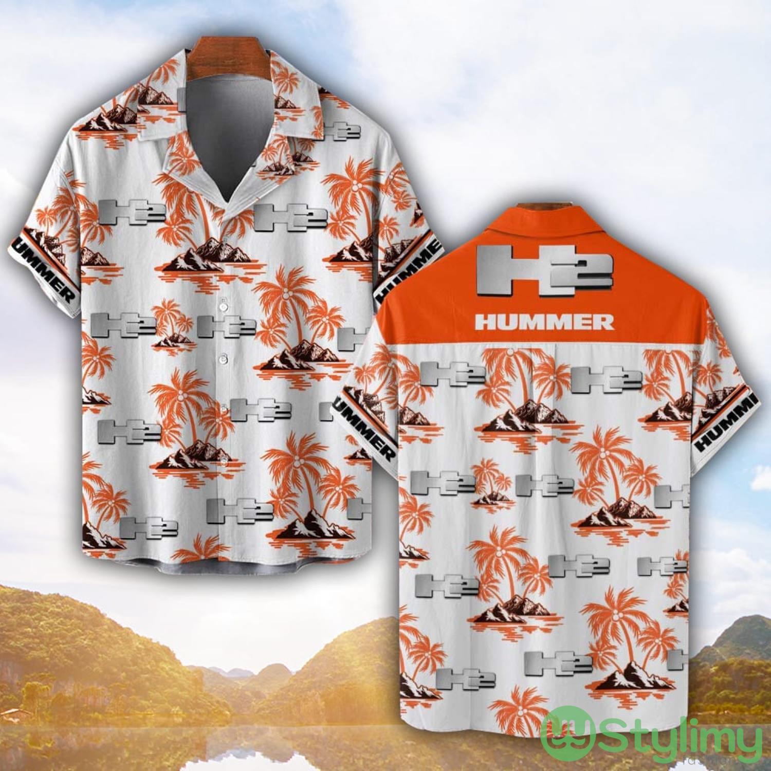H2 Hummer Orange Coconut Pattern Combo 3D Hawaiian Shirt And Shorts 3 H2 Hummer Orange Coconut Pattern Combo 3D Hawaiian Shirt And Shorts Product Photo 1