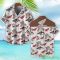 Honda Motorcycle Brown Coconut Tree Pattern 3D Hawaiian Shirt And Shorts Product Photo 2