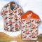 Honda Motorcycle Orange Coconut Pattern Combo 3D Hawaiian Shirt And Shorts 3 Honda Motorcycle Orange Coconut Pattern Combo 3D Hawaiian Shirt And Shorts Product Photo 2