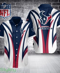 Houston Texans Button Shirt 3D Printing Team Hawaiian Shirt Product Photo 1