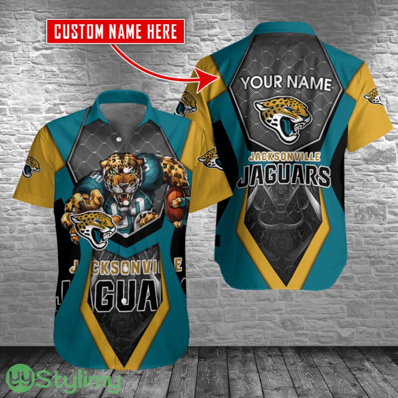 Jacksonville Jaguars Personalized Hawaiian Shirt Sport Logo Printed Shirt 1 Jacksonville Jaguars Personalized Hawaiian Shirt Sport Logo Printed Shirt Product Photo 1
