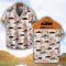 KTM Racing Orange Coconut Pattern Combo 3D Hawaiian Shirt And Shorts 3 KTM Racing Orange Coconut Pattern Combo 3D Hawaiian Shirt And Shorts Product Photo 2