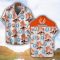 Landini Orange Coconut Pattern Combo 3D Hawaiian Shirt And Shorts Product Photo 2