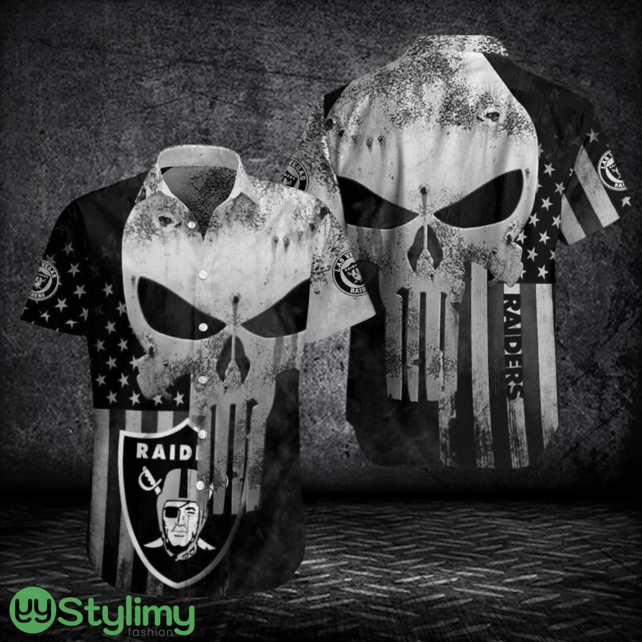 Las Vegas Raiders Button Shirt Limited Hawaiian Shirt 2 Las Vegas Raiders Button Shirt Limited Hawaiian Shirt Product Photo 1