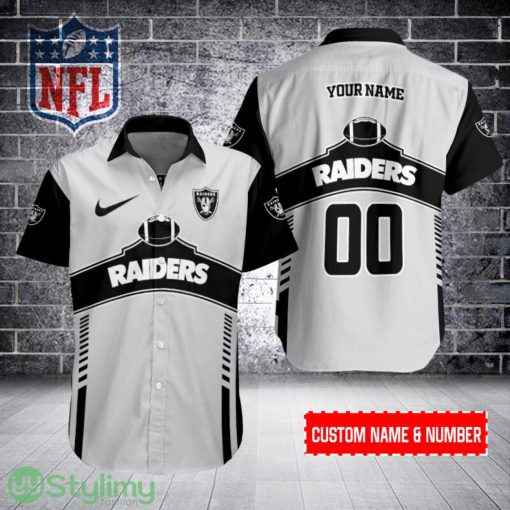Las Vegas Raiders Personalized Hawaiian Shirt Sport Logo Printed Shirt Product Photo 1