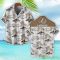 Lexus Brown Coconut Tree Pattern 3D Hawaiian Shirt And Shorts 3 Lexus Brown Coconut Tree Pattern 3D Hawaiian Shirt And Shorts Product Photo 2