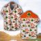 Lotus Orange Coconut Pattern Combo 3D Hawaiian Shirt And Shorts 4 Lotus Orange Coconut Pattern Combo 3D Hawaiian Shirt And Shorts Product Photo 2
