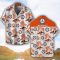 Mercedes-AMG Orange Coconut Pattern Combo 3D Hawaiian Shirt And Shorts Product Photo 2