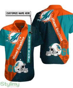 Miami Dolphins Personalized Hawaiian Shirt Sport Logo Printed Shirt Product Photo 1