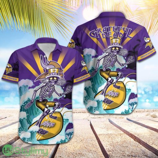 Minnesota Vikings Button Shirt Limited Hawaiian Shirt Product Photo 1