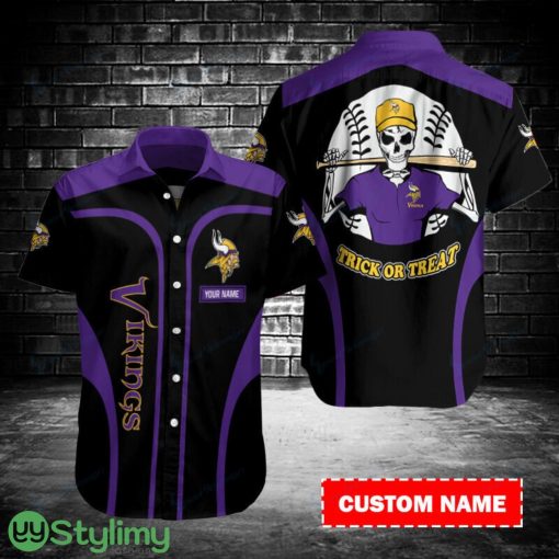 Minnesota Vikings Personalized Hawaiian Shirt Sport Logo Printed Shirt Product Photo 1