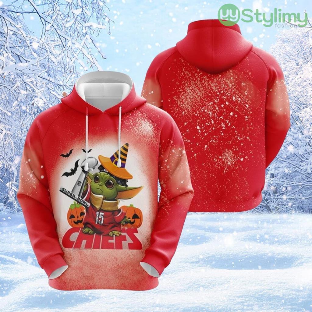 NFL Kansas City Chiefs Baby Yoda Pumpkins Halloween 3D Hoodie All Over Print For Football Fans 6 NFL Kansas City Chiefs Baby Yoda Pumpkins Halloween 3D Hoodie All Over Print For Football Fans Product Photo 1