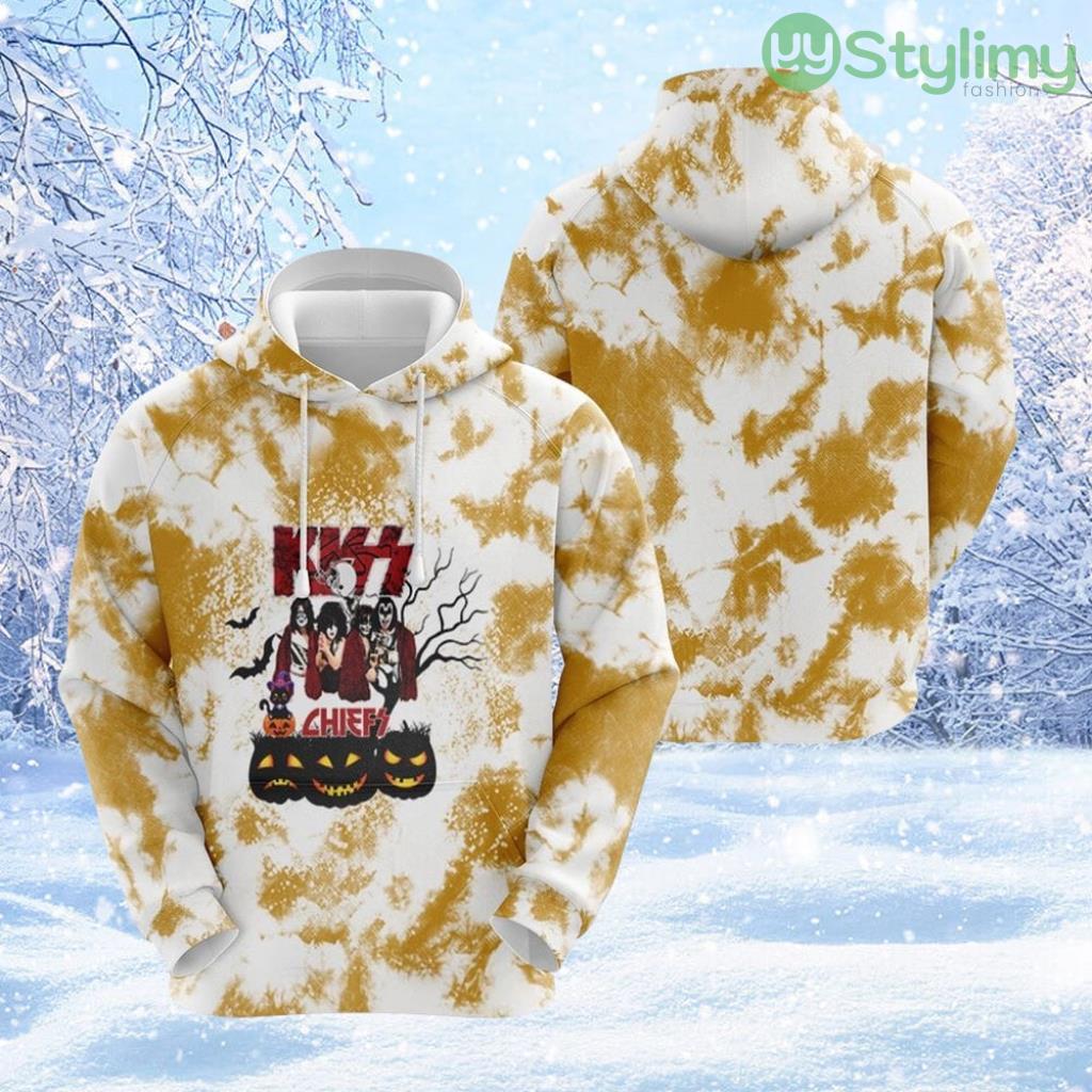 NFL Kansas City Chiefs Kiss Horror Pumpkins Halloween 3D Hoodie All Over Print For Awesome Fans 6 NFL Kansas City Chiefs Kiss Horror Pumpkins Halloween 3D Hoodie All Over Print For Awesome Fans Product Photo 1