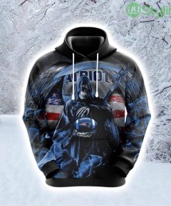 NFL New England Patriots Skull Trendy Fanwear Hoodie 3D All Over Print Product Photo 1