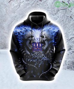 NFL New York Giants Skull Unleash Your Fandom Hoodie 3D All Over Print Product Photo 1