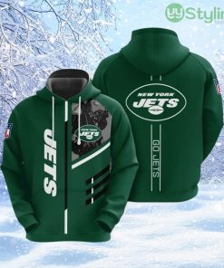 NFL New York Jets 3D Hoodie All Over Print Stay Cozy And Stylish Product Photo 1