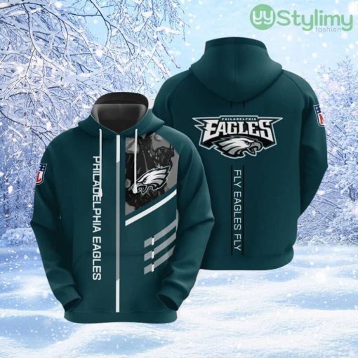 NFL Philadelphia Eagles 3D Hoodie All Over Print Perfect Fan Gear For Football Season Product Photo 1