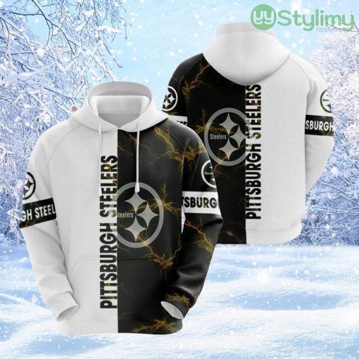 NFL Pittsburgh Steelers Elevate Your Game Day Look 3D Hoodie All Over Print Product Photo 1