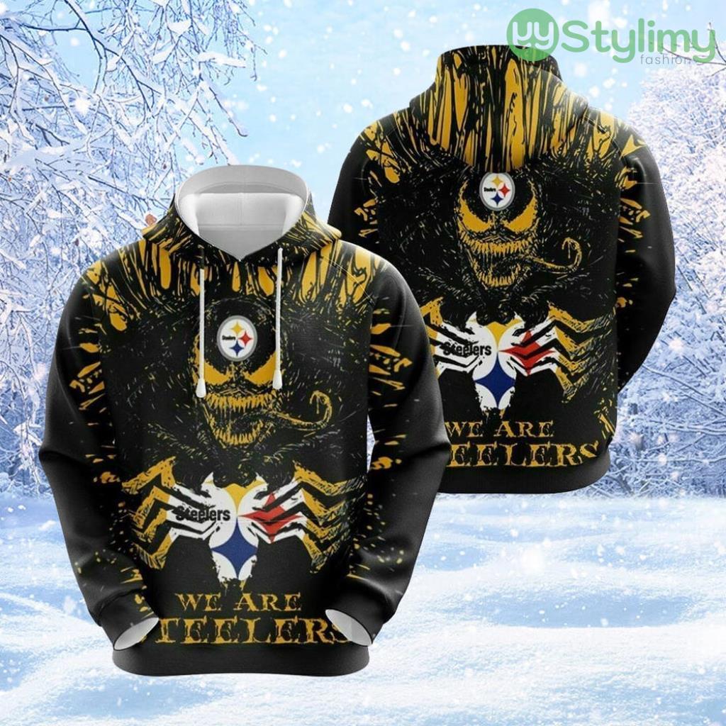 NFL Pittsburgh Steelers Skull Unmatched Style And Com3D Hoodie All Over Print Fort 6 NFL Pittsburgh Steelers Skull Unmatched Style And Com3D Hoodie All Over Print Fort Product Photo 1
