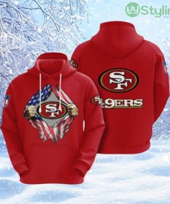 NFL San Francisco 49ers 3D Hoodie All Over Print Celebrate Your Team In Style Product Photo 1