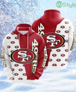 NFL San Francisco 49ers 3D Hoodie All Over Print Get Ready For Game Day Product Photo 1
