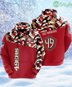 NFL San Francisco 49ers 3D Hoodie All Over Print Perfect Fan Gear For Football Season Product Photo 1