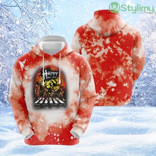NFL San Francisco 49ers Abbey Road Signatures Halloween 3D Hoodie All Over Print For Awesome Fans Product Photo 1